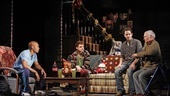 Jonathan Louis Dent, Chris Perfetti, Santino Fontana and Yusef Bulos in Sons of the Prophet.