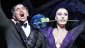 Douglas Sills as Gomez and Sara Gettelfinger as Morticia in The Addams Family.