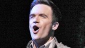 Brian Justin Crum as Lucas Beineke and Cortney Wolfson as Wednesday in The Addams Family.