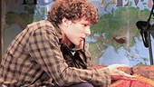 Jesse Eisenberg as Edgar and Camille Mana as Asuncion in Asuncion.