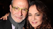 Ron Rifkin gets cheek to cheek with Stockard Channing. 