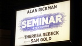 Seminar Opening Night – marquee