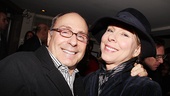 Mandy Patinkin gives his lovely wife, actress and writer Kathryn Grody, an opening night hug. 
