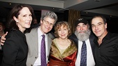 Josh Johnston celebrates his 21st birthday (and mom Patti LuPone’s opening night) with pals Joseph DiPietro and Russell Parker.