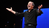 Mandy Patinkin draws big laughs as he tells the crowd, “I can’t wait to see what happens when I’m 60!”