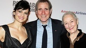 Co-stars Carla Gugino, Jim Dale and Rosemary Harris celebrate a successful opening night.