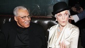 Ooh-la-la! Angela Lansbury looks glamorous in James Earl Jones’ opening night hat.