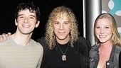 Michael Urie (who plays mischievous Bud Frump in the hit revival) hangs out with rocker-turned-Tony winner David Bryan and his daughter Gabby. 