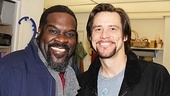 Porgy villain Phillip Boykin happily greets the evening’s celebrity guest.