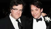 Kenneth Lonergan, playwright and director of off-Broadway’s forthcoming Medieval Play, is on hand to support his childhood pal Matthew Broderick.