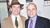 Blood and Gifts Lead Actor nominee Jefferson Mays (currently starring in The Best Man) takes a photo with playwright J.T. Rogers.