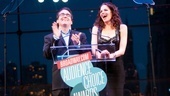 Brian D’Arcy James and Tammy Blanchard have a blast as Broadway.com Audience Choice Awards presenters.