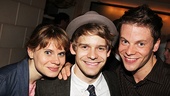 Peter leading lady Celia Keenan-Bolger enjoys the party with her brother, Newsies star Andrew Keenan-Bolger, and his actor boyfriend Brian Letendre.