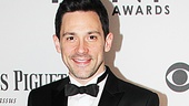 Before winning the award for Best Actor in a Musical, Once star Steve Kazee is dressed to the nines in Calvin Klein on the red carpet.