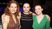 Jessica Hecht strikes a pose with her onstage daughter Tracee Chimo and Holley Fain.