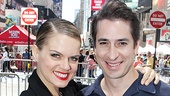 Former Wedding Singer duo Amy Spanger and Matthew Saldivar reunite!