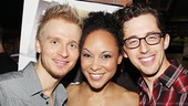 A closing night shot of Roger, Mimi and Mark, also known as Rent stars Anthony Federov, Natalie Wachen and Josh Grisetti.