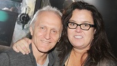 Veteran performer David Patrick Kelly meets O’Donnell in front of the show’s pub set piece.