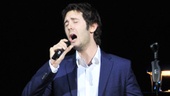 Josh Groban stops the show with a surprise performance of “Not While I’m Around” (from Sweeney Todd). 