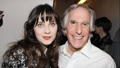 The Performers – opening night – Zooey Deschanel – Henry Winkler 