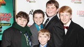 ‘A Christmas Story’ Opening Night — Jeremy Shinder — J.D. Rodriguez — Luke Spring — Jack Mastrianni — George Franklin