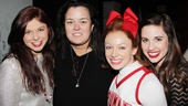 Rosie O’Donnell at ‘Bring It On’ — Casey Jamerson — Rosie O’Donnell — Courtney Corbeille — Nikki Bohne