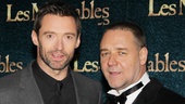 Les Miserables London premiere – Hugh Jackman – Russell Crowe
