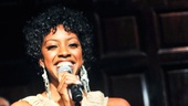Tony nominee Condola Rashad greets the audience at her Players Club concert.