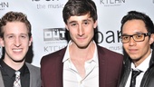 Bare – Opening Night – Alex Wyse – Anthony Festa - Justin Gregory Lopez