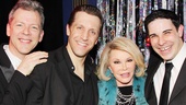 Joan Rivers at ‘Forbidden Broadway’ — David Caldwell — Scott Richard Foster — Joan Rivers — Marcus Stevens