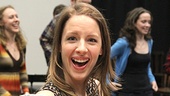 Carousel Rehearsal – Jessie Mueller (tray)