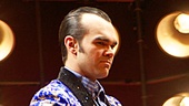 James Barry as Carl Perkins  in the national tour of Million Dollar Quartet.