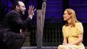 Danny Burstein as Matt Friedman and Sarah Paulson as Sally Talley in Talley's Folly.