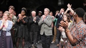Producers Tom Wirstshafter and Scott Morfee join the cast for one final opening night bow.