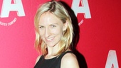 Mickey Sumner shows off her adorable opening night look. Loving the red socks!