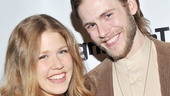 Lisa Joyce and Zachary Booth star as Dan and Jean Loggins, a young archaeologist and gynecologist, respectively, in Lanford Wilson's The Mound Builders. 