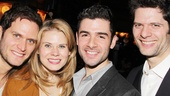 So much talent in one photo! Far From Heaven star Steven Pasquale, The Glass Menagerie alum Celia Keenan-Bolger, Adam Kantor and If/Then composer Tom Kitt hang out at the party.
