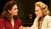 Jessica Hecht as Julie and Judith Light as Faye in The Assembled Parties.