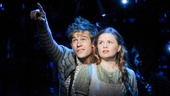 Jason Ralph as Boy and Nicole Lowrance as Molly in Peter and the Starcatcher.