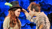 Nicole Lowrance as Molly and Jason Ralph as Boy in Peter and the Starcatcher.