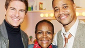 Tom Cruise and Cuba Gooding Jr. flank Oscar nominee Cicely Tyson, who plays Gooding’s mother Carrie in the emotional revival.