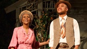 Cicely Tyson as Carrie Watts and Cuba Gooding Jr. as Ludie Watts in The Trip to Bountiful. 