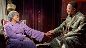 Cicely Tyson as Carrie Watts and Cuba Gooding Jr. as Ludie Watts in The Trip to Bountifuk. 
