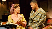 Vanessa Williams as Jessie Mae Watts and Cuba Gooding Jr. as Ludie Watts in The Trip to Bountiful. 