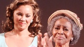As Vanessa Williams looks on, The Trip to Bountiful star Cicely Tyson is visibly moved by her standing ovation.