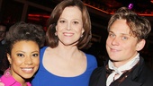 Vanya stars Shalita Grant, Sigourney Weaver and Billy Magnussen are happy to salute playwright Christopher Durang.
