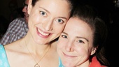 Good Television's Zoe Perry gets some opening night love from Grey's Anatomy's Sarah Utterback.