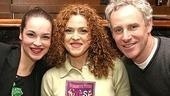 Gypsy stars Tammy Blanchard, Bernadette Peters and John Dossett with their award-winning CD.