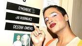 Jai Rodriguez Paying the Rent - Jai Rodriguez (dressing room door)