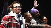Drew Lachey takes in applause at the curtain call.